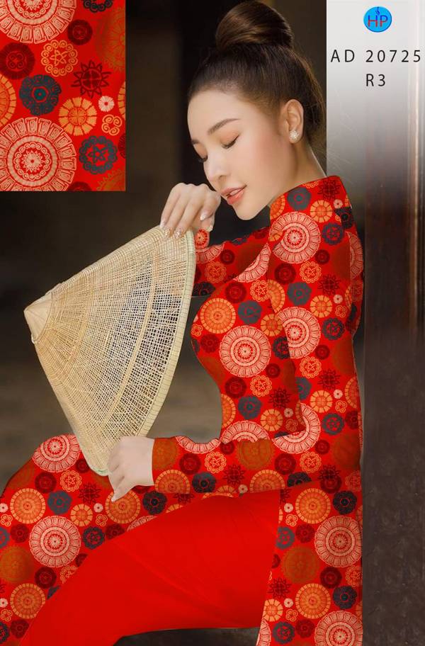 Vải Áo Dài Hoa Văn Kiểu Mới AD 20725 47 Vải Áo Dài Hoa Văn Kiểu Mới AD 20725