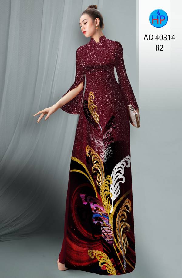 Vải Áo Dài Hoa In 3D Mới Ra AD 40314 41 Vải Áo Dài Hoa In 3D Mới Ra AD 40314