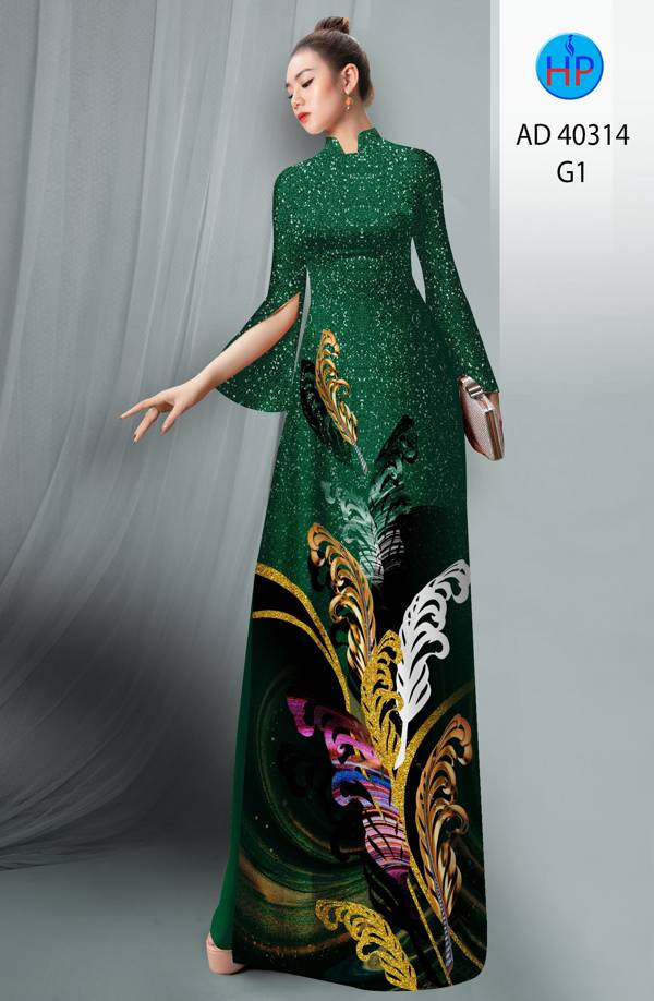 Vải Áo Dài Hoa In 3D Mới Ra AD 40314 46 Vải Áo Dài Hoa In 3D Mới Ra AD 40314