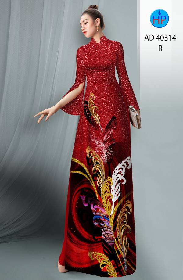 Vải Áo Dài Hoa In 3D Mới Ra AD 40314 51 Vải Áo Dài Hoa In 3D Mới Ra AD 40314