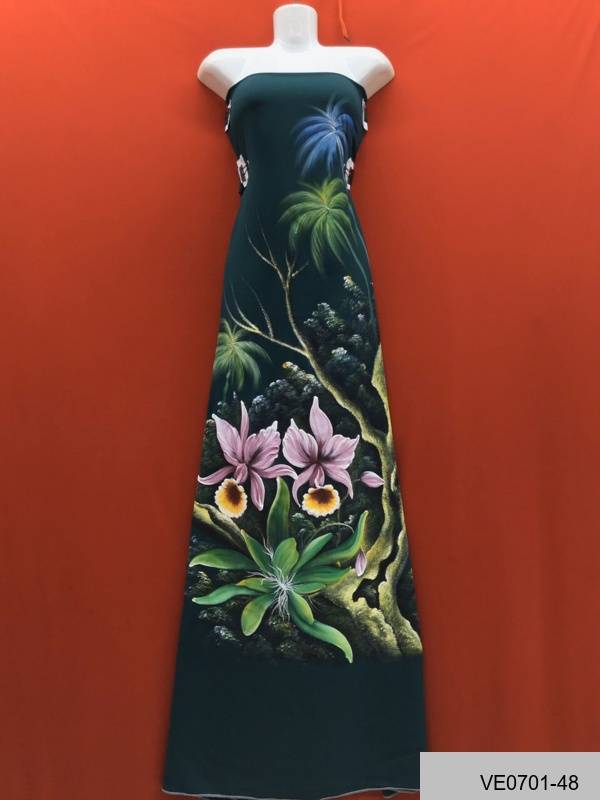 Vải Áo Dài Thái Tuấn Vẽ Hoa Thiết Kế 2021 AD VE0701_48 7 Vải Áo Dài Thái Tuấn Vẽ Hoa Thiết Kế 2021 AD VE0701_48