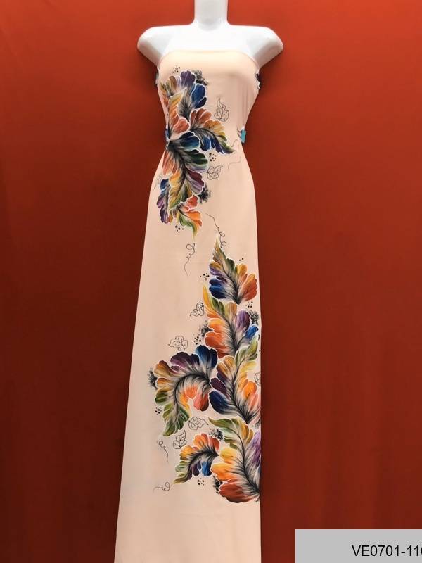 Vải Áo Dài Thái Tuấn Vẽ Lá Thiết Kế 2021 AD VE0701_114 14 Vải Áo Dài Thái Tuấn Vẽ Lá Thiết Kế 2021 AD VE0701_114