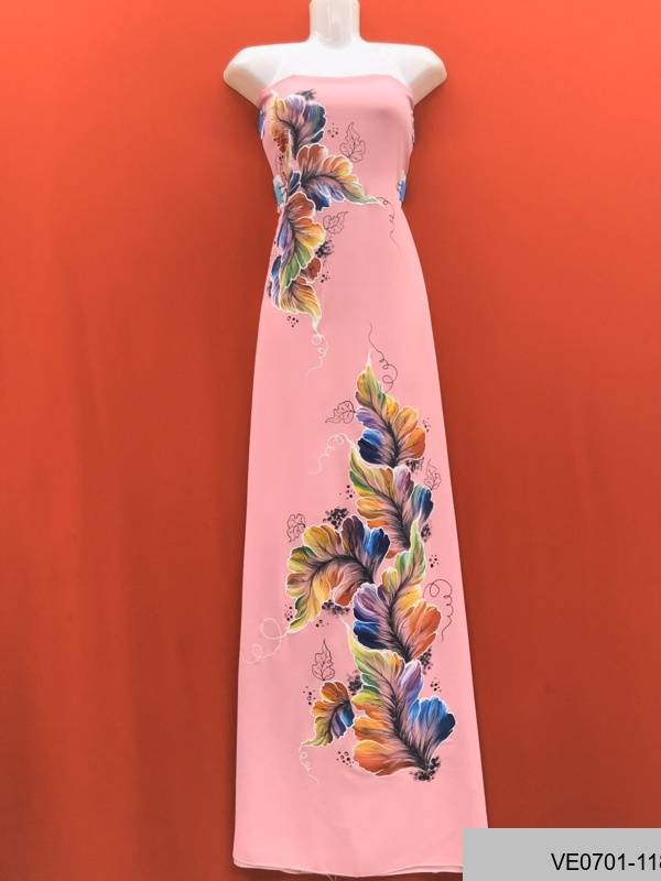 Vải Áo Dài Thái Tuấn Vẽ Lá Thiết Kế 2021 AD VE0701_114 16 Vải Áo Dài Thái Tuấn Vẽ Lá Thiết Kế 2021 AD VE0701_114