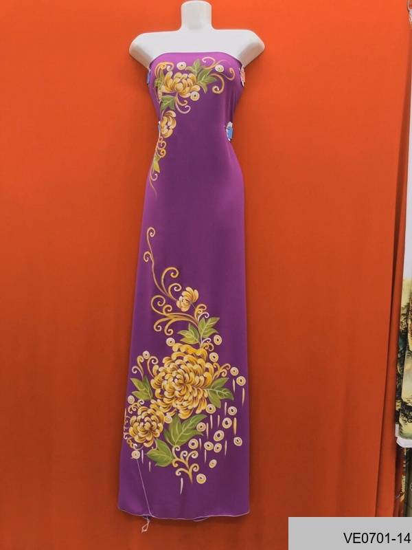 Vải Áo Dài Thái Tuấn Vẽ Hoa Cúc Kiểu Mới AD VE0701_14 44 Vải Áo Dài Thái Tuấn Vẽ Hoa Cúc Kiểu Mới AD VE0701_14