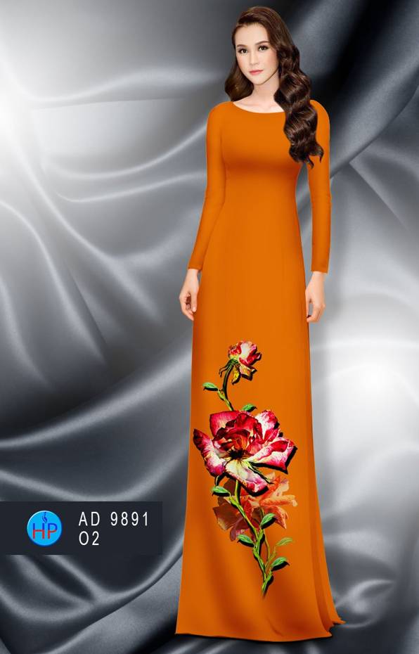 Vải Áo Dài Hoa Hồng Vừa Ra AD 9891 37 Vải Áo Dài Hoa Hồng Vừa Ra  AD 9891