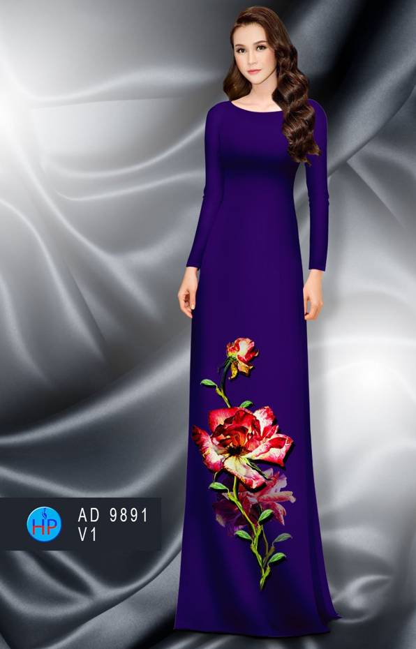 Vải Áo Dài Hoa Hồng Vừa Ra AD 9891 48 Vải Áo Dài Hoa Hồng Vừa Ra  AD 9891