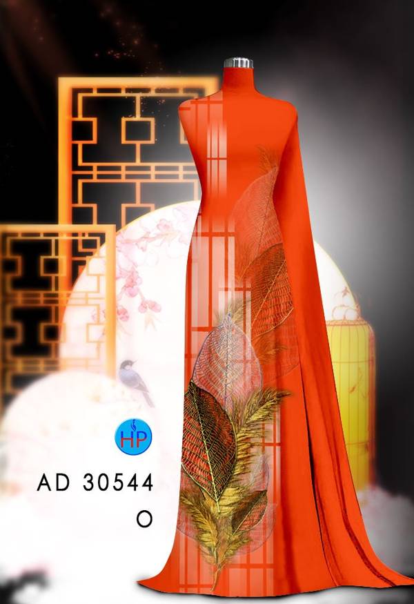 Vải Áo Dài In Hình Lá Thiết Kế 2021 AD 30544 39 Vải Áo Dài In Hình Lá Thiết Kế 2021 AD 30544