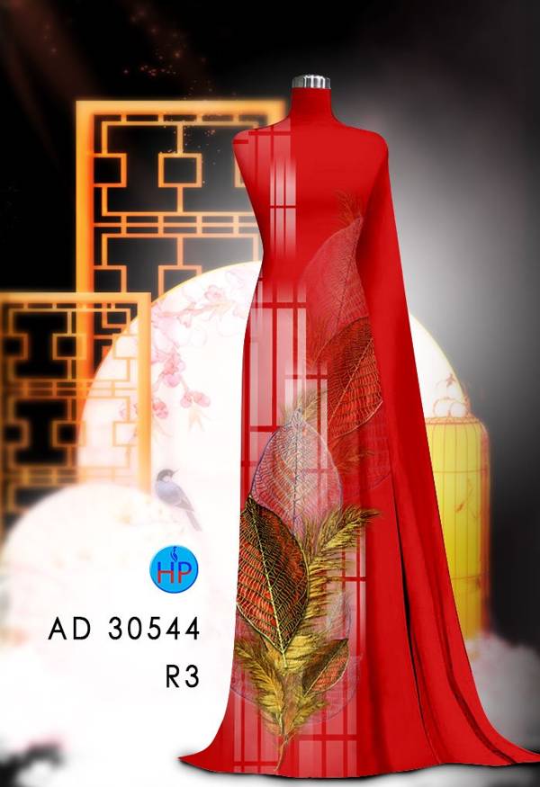 Vải Áo Dài In Hình Lá Thiết Kế 2021 AD 30544 43 Vải Áo Dài In Hình Lá Thiết Kế 2021 AD 30544