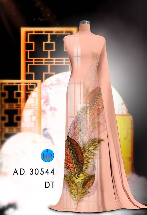 Vải Áo Dài In Hình Lá Thiết Kế 2021 AD 30544 47 Vải Áo Dài In Hình Lá Thiết Kế 2021 AD 30544