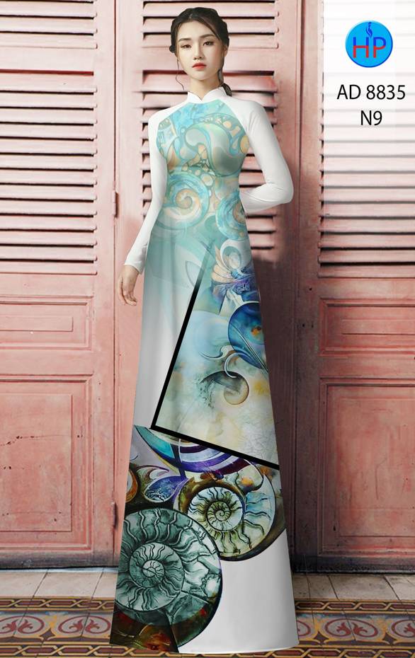 Vải Áo Dài Hoa Văn Thiết Kế 2021 AD 8835 37 Vải Áo Dài Hoa Văn Thiết Kế 2021 AD 8835