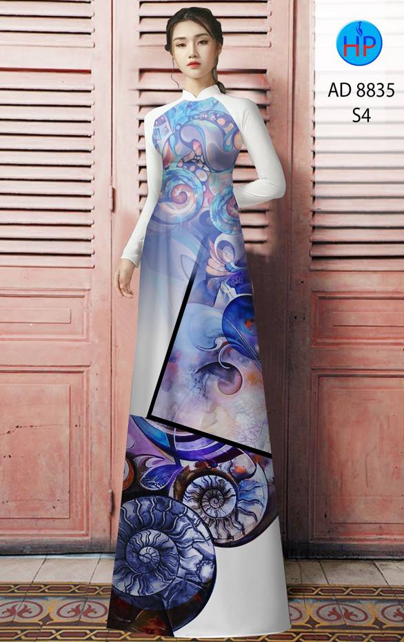 Vải Áo Dài Hoa Văn Thiết Kế 2021 AD 8835 39 Vải Áo Dài Hoa Văn Thiết Kế 2021 AD 8835