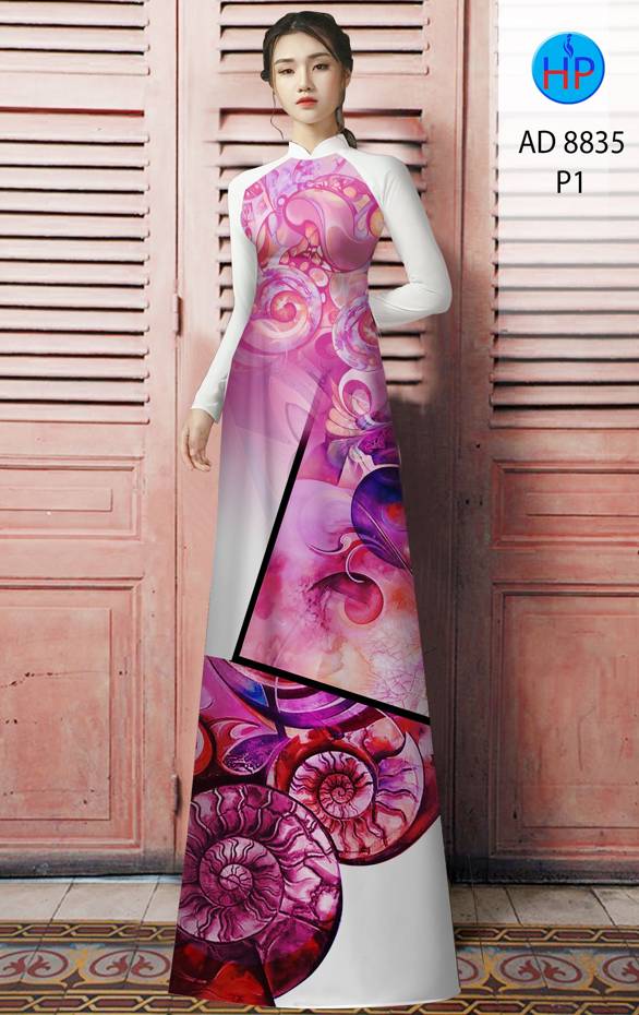 Vải Áo Dài Hoa Văn Thiết Kế 2021 AD 8835 38 Vải Áo Dài Hoa Văn Thiết Kế 2021 AD 8835