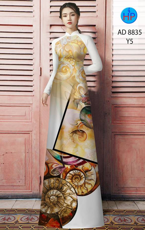 Vải Áo Dài Hoa Văn Thiết Kế 2021 AD 8835 43 Vải Áo Dài Hoa Văn Thiết Kế 2021 AD 8835