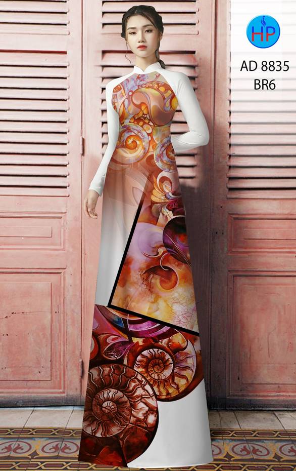 Vải Áo Dài Hoa Văn Thiết Kế 2021 AD 8835 47 Vải Áo Dài Hoa Văn Thiết Kế 2021 AD 8835