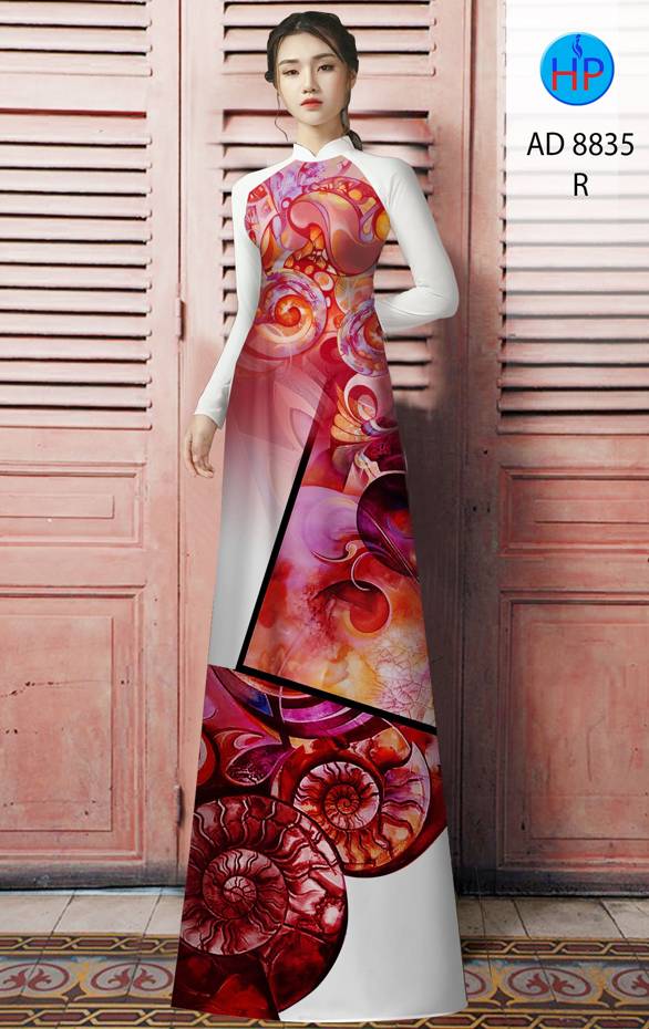 Vải Áo Dài Hoa Văn Thiết Kế 2021 AD 8835 49 Vải Áo Dài Hoa Văn Thiết Kế 2021 AD 8835
