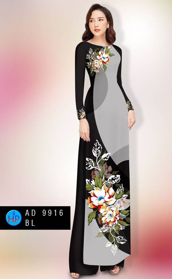 Vải Áo Dài Hoa In 3D Vừa Ra AD 9916 41 Vải Áo Dài Hoa In 3D Vừa Ra  AD 9916
