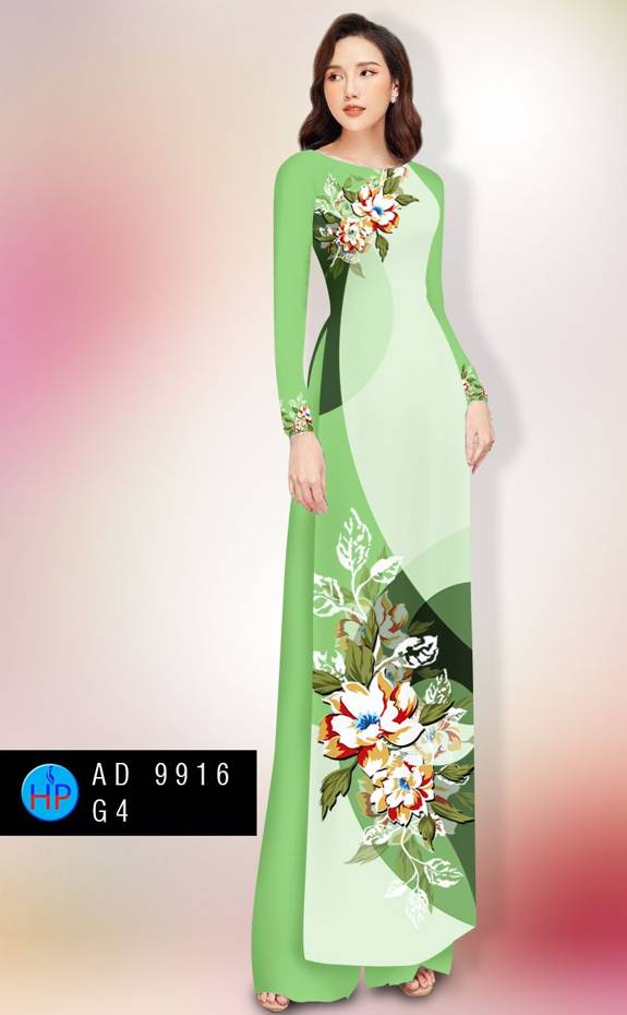 Vải Áo Dài Hoa In 3D Vừa Ra AD 9916 44 Vải Áo Dài Hoa In 3D Vừa Ra  AD 9916