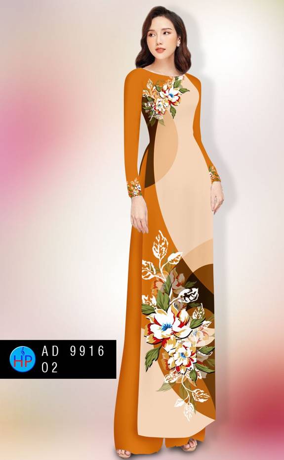 Vải Áo Dài Hoa In 3D Vừa Ra AD 9916 42 Vải Áo Dài Hoa In 3D Vừa Ra  AD 9916