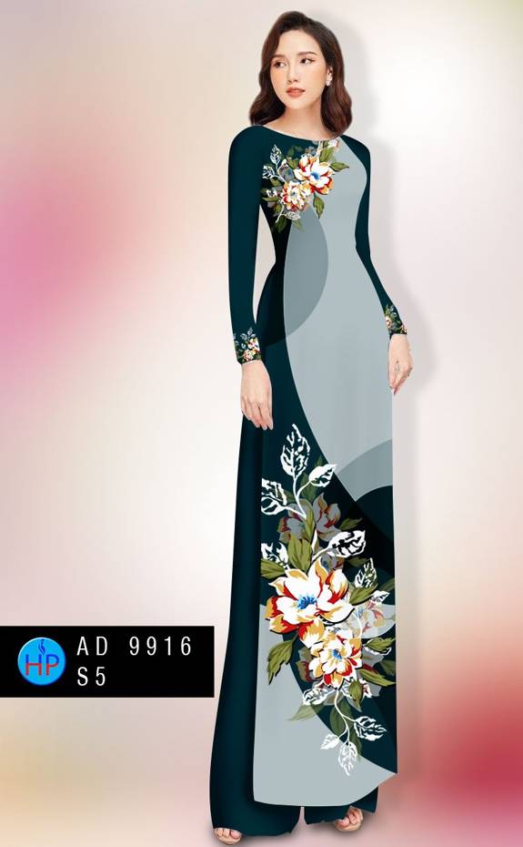 Vải Áo Dài Hoa In 3D Vừa Ra AD 9916 57 Vải Áo Dài Hoa In 3D Vừa Ra  AD 9916
