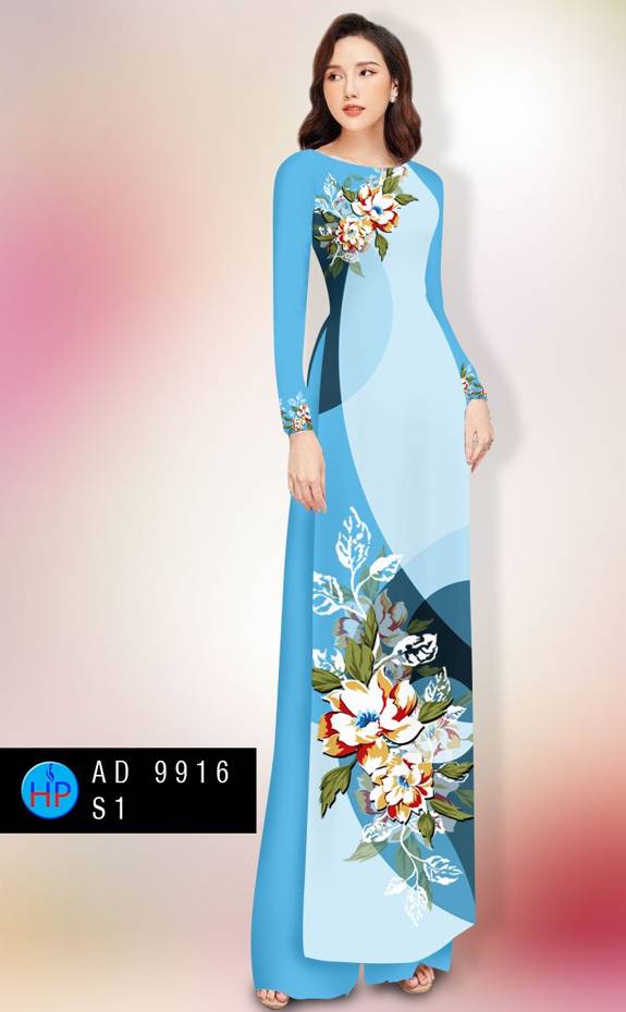 Vải Áo Dài Hoa In 3D Vừa Ra AD 9916 55 Vải Áo Dài Hoa In 3D Vừa Ra  AD 9916