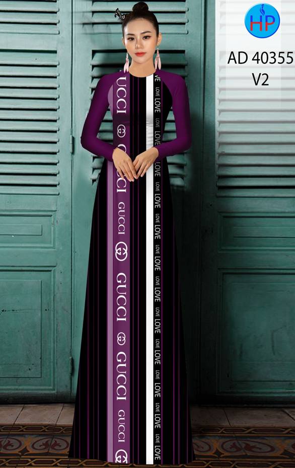 Vải Áo Dài Gucci Vừa Ra AD 40355 40 Vải Áo Dài Gucci Vừa Ra  AD 40355