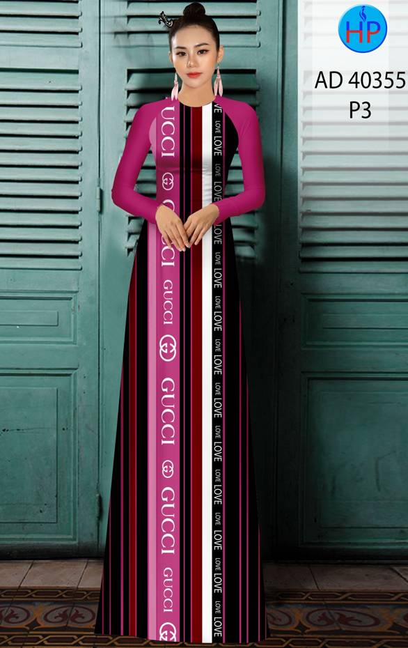 Vải Áo Dài Gucci Vừa Ra AD 40355 42 Vải Áo Dài Gucci Vừa Ra  AD 40355
