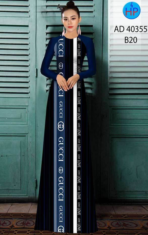 Vải Áo Dài Gucci Vừa Ra AD 40355 45 Vải Áo Dài Gucci Vừa Ra  AD 40355