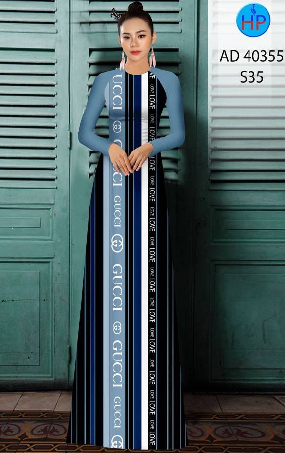 Vải Áo Dài Gucci Vừa Ra AD 40355 48 Vải Áo Dài Gucci Vừa Ra  AD 40355