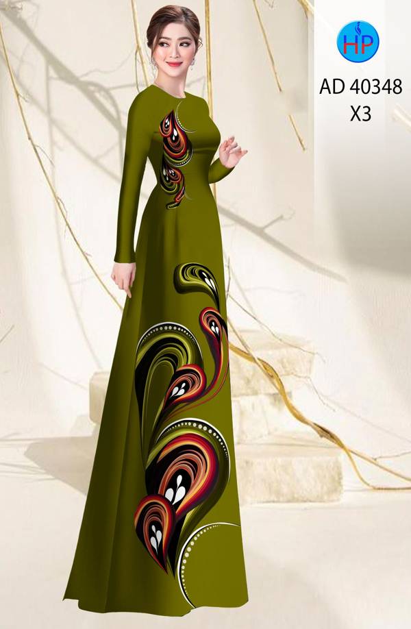 Vải Áo Dài Hoa Văn Mới Ra AD 40348 37 Vải Áo Dài Hoa Văn Mới Ra AD 40348