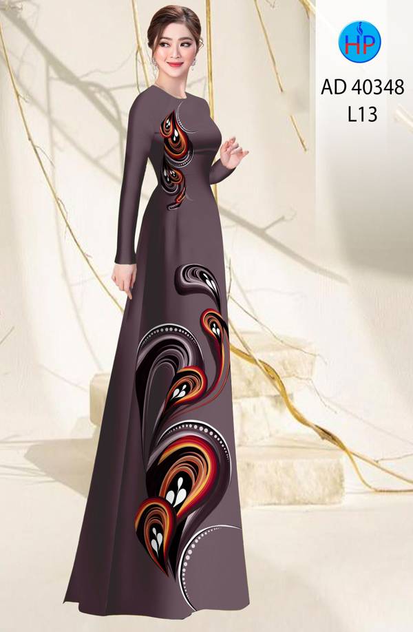 Vải Áo Dài Hoa Văn Mới Ra AD 40348 45 Vải Áo Dài Hoa Văn Mới Ra AD 40348