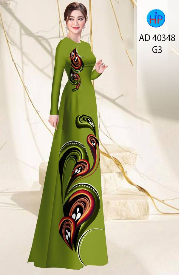 Vải Áo Dài Hoa Văn Mới Ra AD 40348 47 Vải Áo Dài Hoa Văn Mới Ra AD 40348