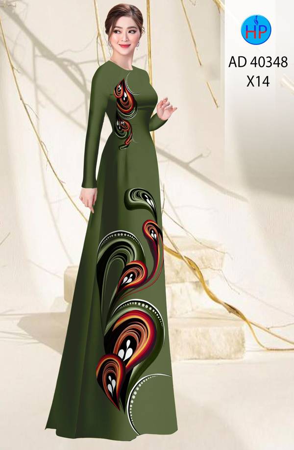 Vải Áo Dài Hoa Văn Mới Ra AD 40348 52 Vải Áo Dài Hoa Văn Mới Ra AD 40348