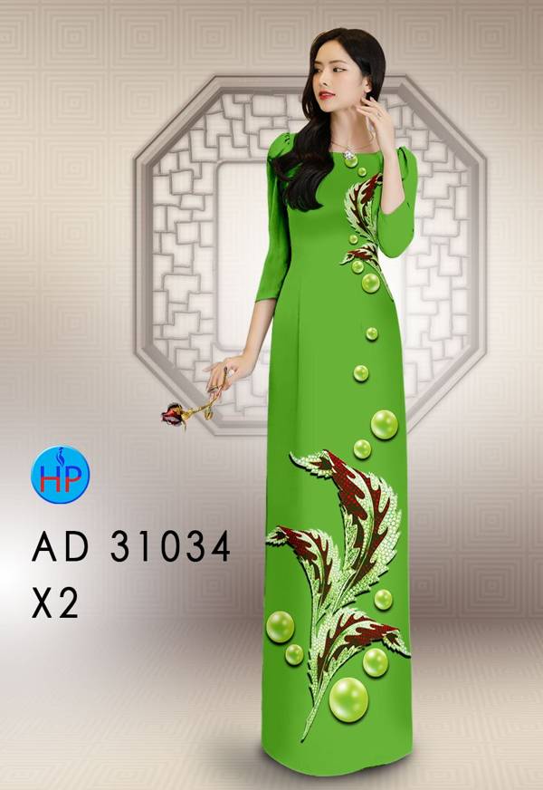 Vải Áo Dài Hoa In 3D Mới Ra AD 31034 45 Vải Áo Dài Hoa In 3D Mới Ra AD 31034