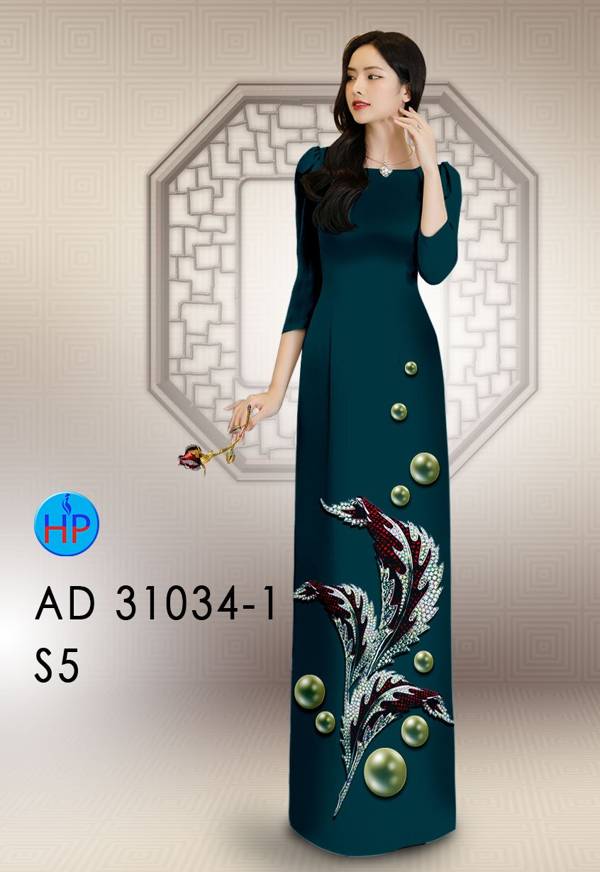 Vải Áo Dài Hoa In 3D Mới Ra AD 31034 49 Vải Áo Dài Hoa In 3D Mới Ra AD 31034