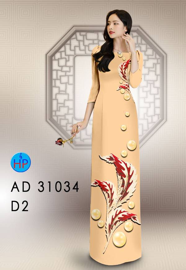 Vải Áo Dài Hoa In 3D Mới Ra AD 31034 50 Vải Áo Dài Hoa In 3D Mới Ra AD 31034