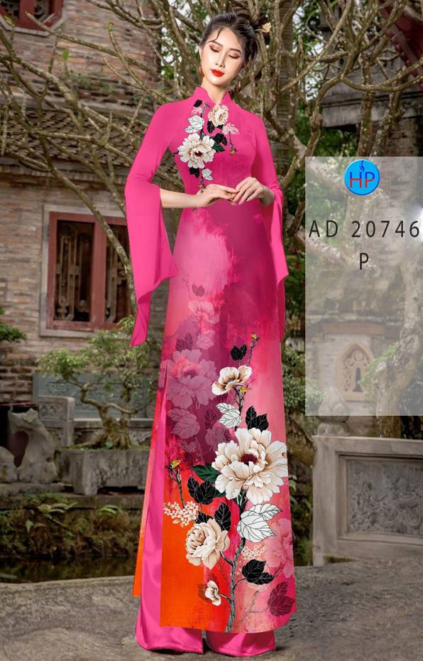 Vải Áo Dài Hoa In 3D Mới Ra AD 20746 39 Vải Áo Dài Hoa In 3D Mới Ra AD 20746