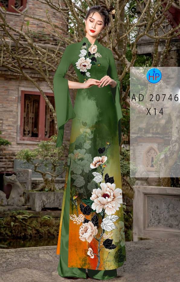 Vải Áo Dài Hoa In 3D Mới Ra AD 20746 41 Vải Áo Dài Hoa In 3D Mới Ra AD 20746