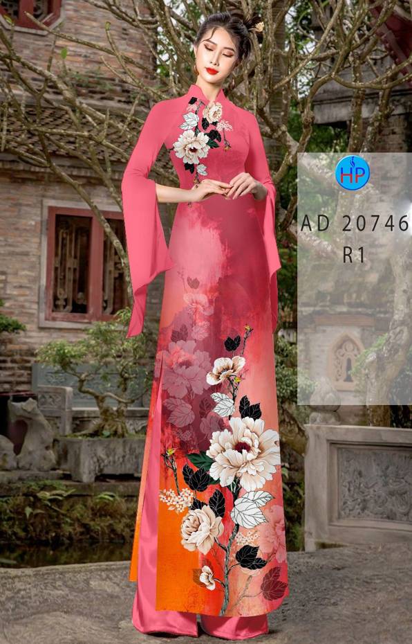 Vải Áo Dài Hoa In 3D Mới Ra AD 20746 45 Vải Áo Dài Hoa In 3D Mới Ra AD 20746
