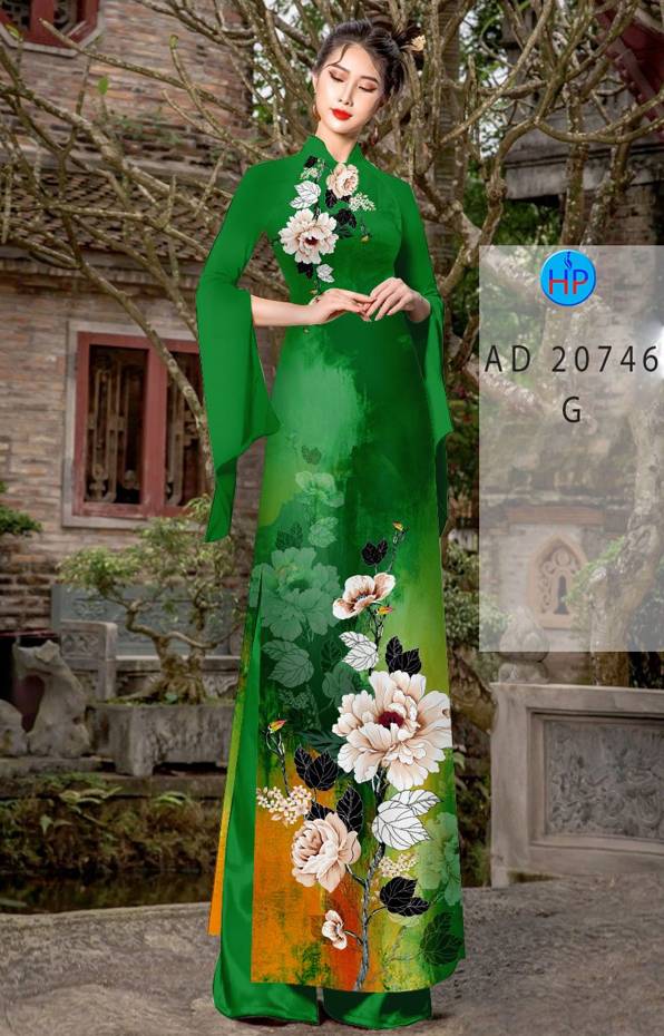 Vải Áo Dài Hoa In 3D Mới Ra AD 20746 50 Vải Áo Dài Hoa In 3D Mới Ra AD 20746