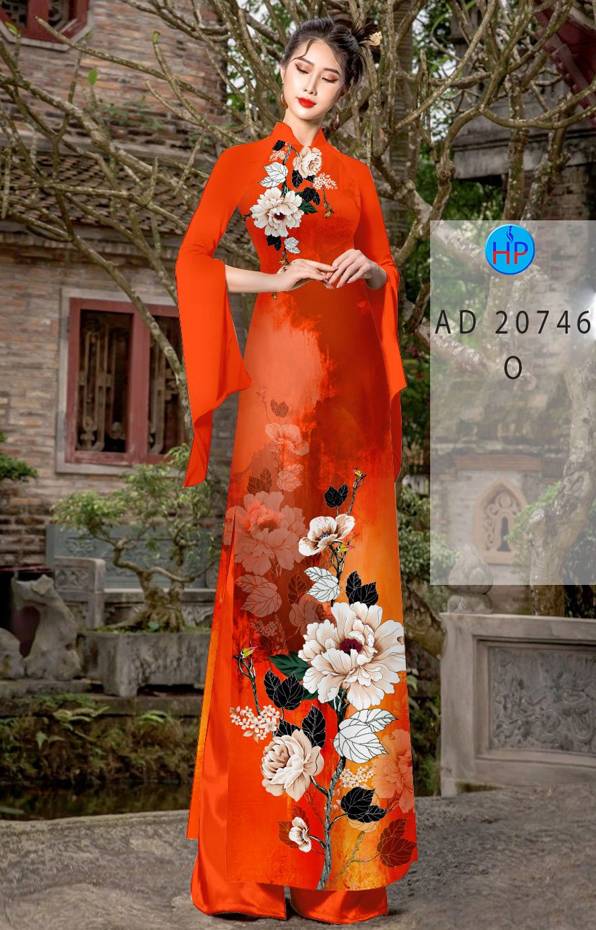 Vải Áo Dài Hoa In 3D Mới Ra AD 20746 49 Vải Áo Dài Hoa In 3D Mới Ra AD 20746