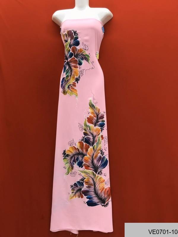 Vải Áo Dài Thái Tuấn Vẽ Lá Vừa Ra AD VE0701_100 11 Vải Áo Dài Thái Tuấn Vẽ Lá Vừa Ra AD VE0701_100