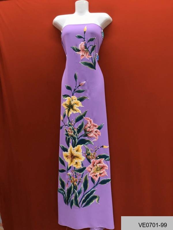 Vải Áo Dài Thái Tuấn Vẽ Hoa Ly Thiết Kế 2021 AD VE0701_87 38 Vải Áo Dài Thái Tuấn Vẽ Hoa Ly Thiết Kế 2021 AD VE0701_87