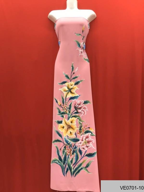 Vải Áo Dài Thái Tuấn Vẽ Hoa Ly Thiết Kế 2021 AD VE0701_87 40 Vải Áo Dài Thái Tuấn Vẽ Hoa Ly Thiết Kế 2021 AD VE0701_87