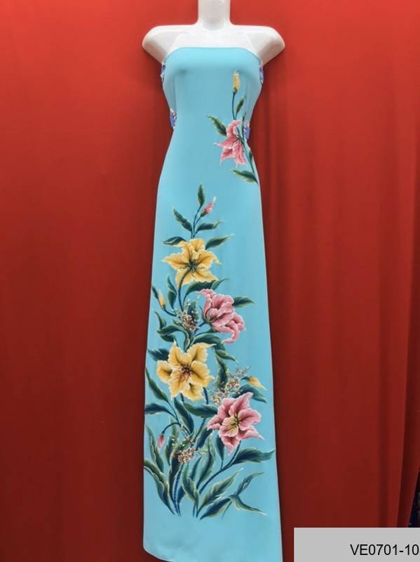 Vải Áo Dài Thái Tuấn Vẽ Hoa Vừa Ra AD VE0701_108 7 Vải Áo Dài Thái Tuấn Vẽ Hoa Vừa Ra AD VE0701_108