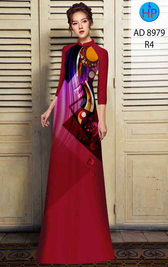 Vải Áo Dài Hoa Văn Thiết Kế 2021 AD 8979 45 Vải Áo Dài Hoa Văn Thiết Kế 2021 AD 8979