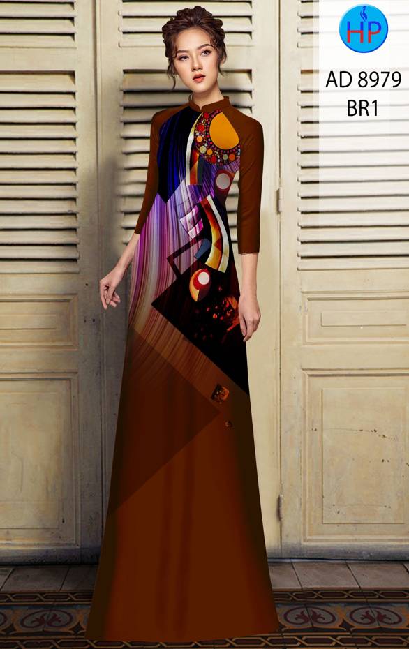 Vải Áo Dài Hoa Văn Thiết Kế 2021 AD 8979 48 Vải Áo Dài Hoa Văn Thiết Kế 2021 AD 8979