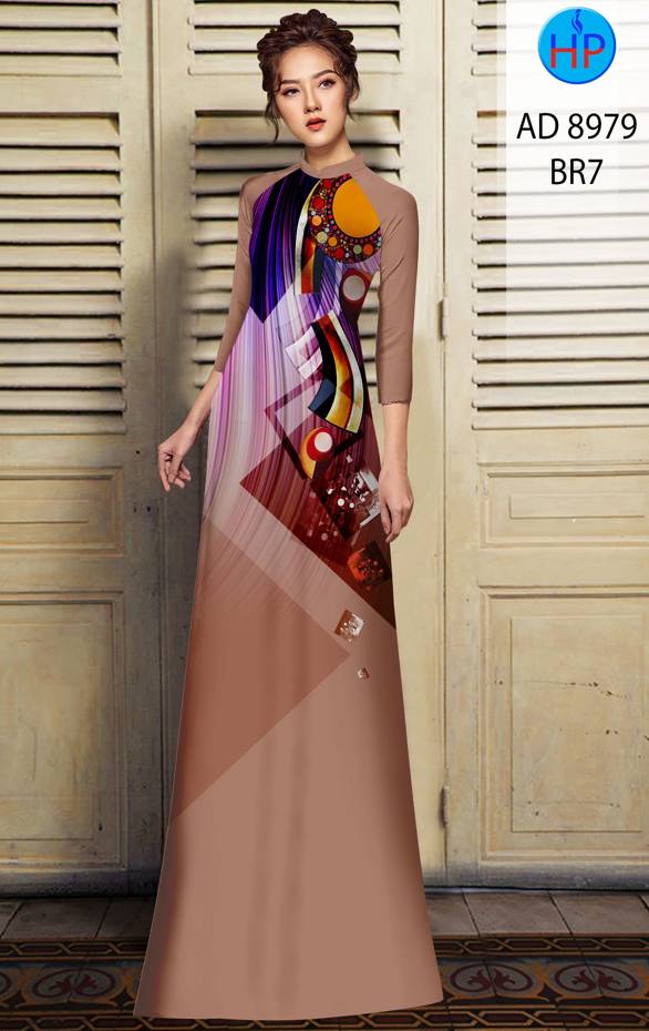 Vải Áo Dài Hoa Văn Thiết Kế 2021 AD 8979 52 Vải Áo Dài Hoa Văn Thiết Kế 2021 AD 8979