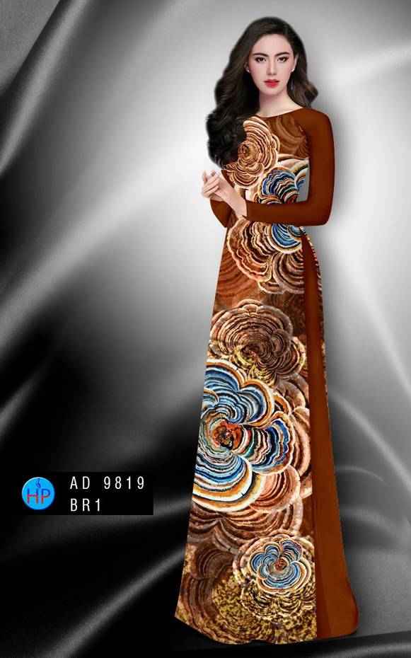 Vải Áo Dài Hoa Văn Độc Đáo AD 9819 38 Vải Áo Dài Hoa Văn Độc Đáo AD 9819