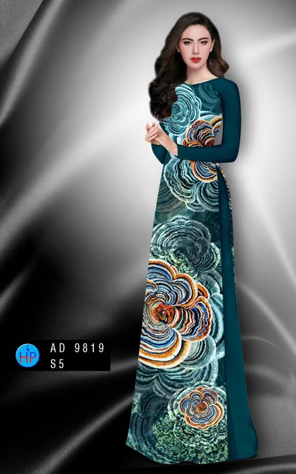 Vải Áo Dài Hoa Văn Độc Đáo AD 9819 44 Vải Áo Dài Hoa Văn Độc Đáo AD 9819