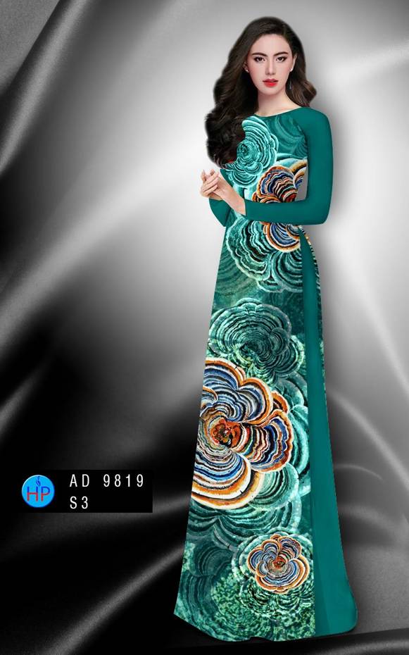 Vải Áo Dài Hoa Văn Độc Đáo AD 9819 43 Vải Áo Dài Hoa Văn Độc Đáo AD 9819